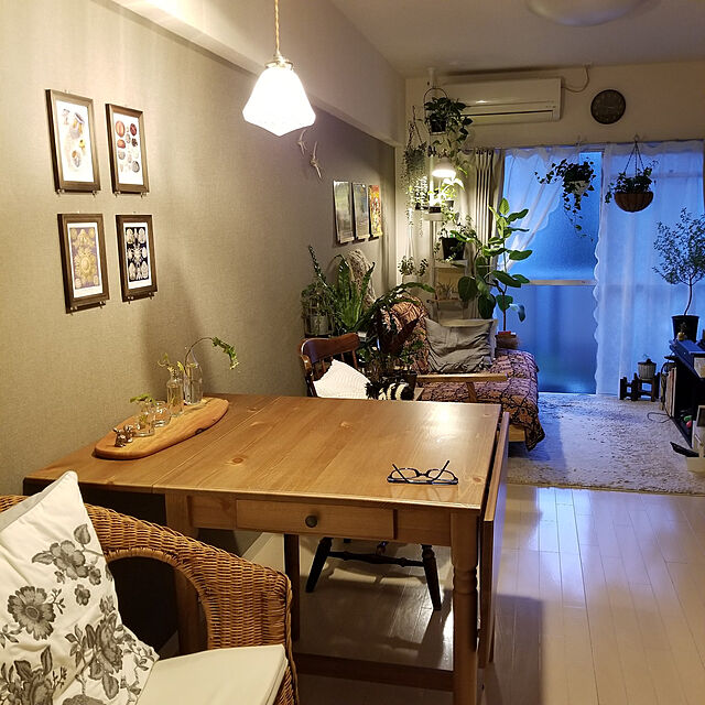 kikiのイケア-INGATORP インガートルプ ドロップリーフテーブルの家具・インテリア写真