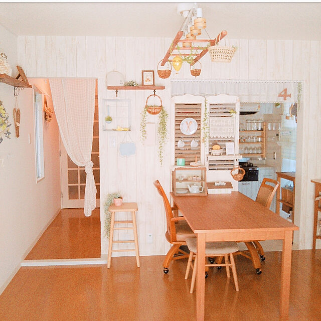 kurumiの-サクラ材ダイニングテーブルの家具・インテリア写真
