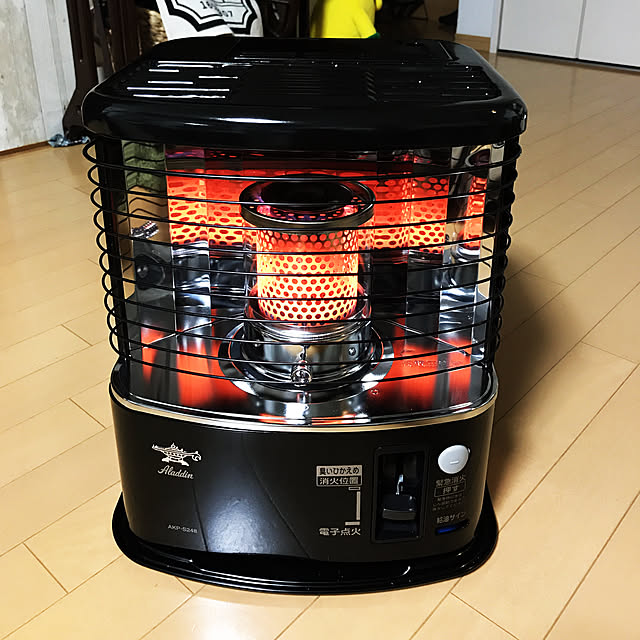 アラジン 石油ストーブ AKP-S248 BLACK - ストーブ