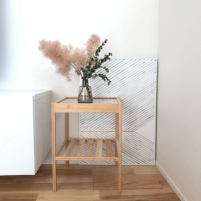 emiのイケア-【送料無料】【IKEA （イケア）】ベッド サイドテーブル NESNA ネスナ 北欧 ガラスの家具・インテリア写真