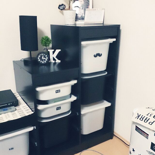 kaanaのイケア-【期間限定】【IKEA/イケア/通販】 TROFAST フレーム, ブラック(d)(60251887) おもちゃコーナーの決定版!北欧デザインのカラフルなカラーボックスのキッズ収納。おもちゃ収納・整理にの家具・インテリア写真