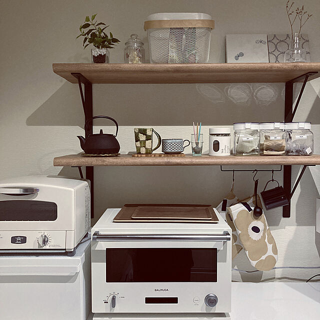 AoMioの-アラジン　オーブントースター グラファイトトースター ホワイト 1250W/食パン2枚 　AET-GS13B/Wの家具・インテリア写真