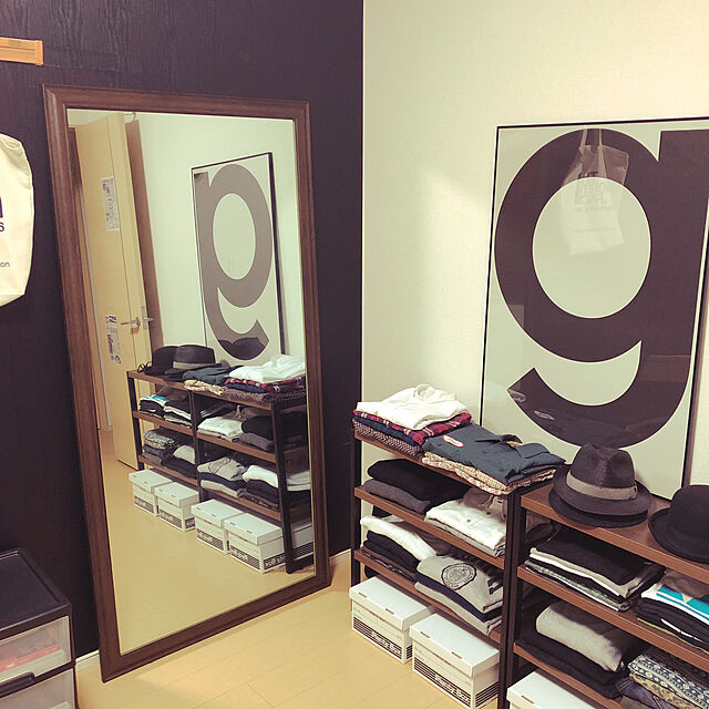 masaomiの株式会社トライエックス-ポスター PLAYTYPE G-GREY+アルミフレーム(ブラック)セット 01-0005Bの家具・インテリア写真