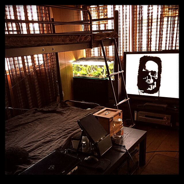 comiruxxxxの-竹カーテン　アッシュブラウン色幅100x丈135cm　2枚組の家具・インテリア写真