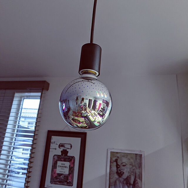 Meguのmaiso lighting-Maiso Lighting エジソン電球花火3D LED電球AC85-265V装飾電球G125テーブルランプ電球シーリングライト電球ナイト電球 银の家具・インテリア写真