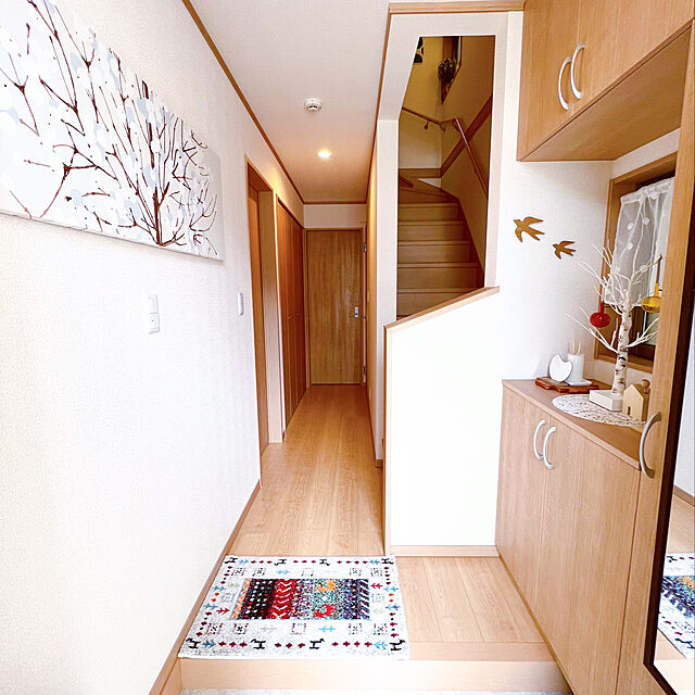 masumiのイケヒコ・コーポレーション-玄関マット トルコ製 ウィルトン織り 約50×80cm 抗菌防臭 消臭機能 へたりにくい アイボリー【アイボリー】の家具・インテリア写真