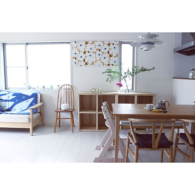 yururi_lifeのイケア-IKEA イケア TRABY シェルフユニット, アッシュ材突き板の家具・インテリア写真