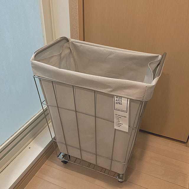 yanagiのBRID-【BRID/ブリッド】 Laundry SQUARE BASKET WITH CASTER 45L ランドリー スクエアバスケット 45Lの家具・インテリア写真