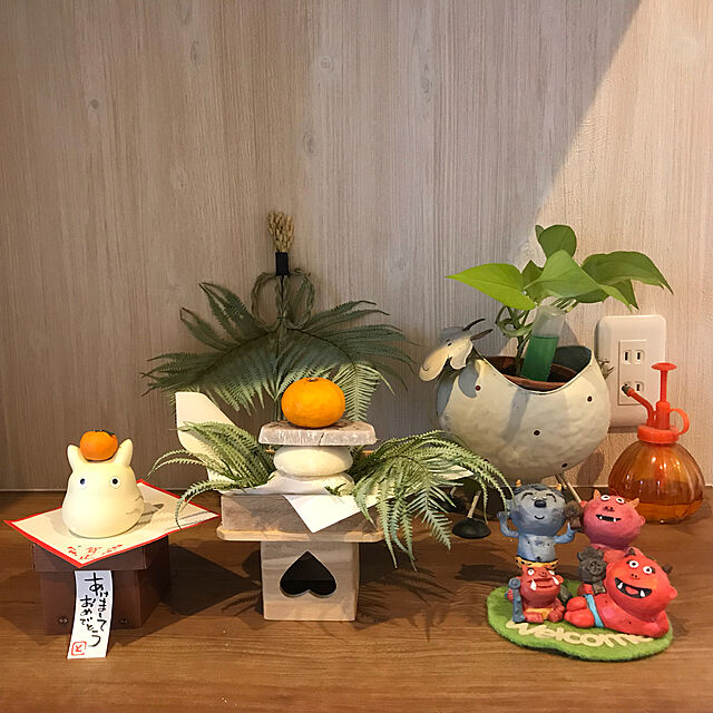 sakurasakuのベネリック-【スタジオ ジブリグッズ/トトロの鏡餅】 お正月小トトロの家具・インテリア写真