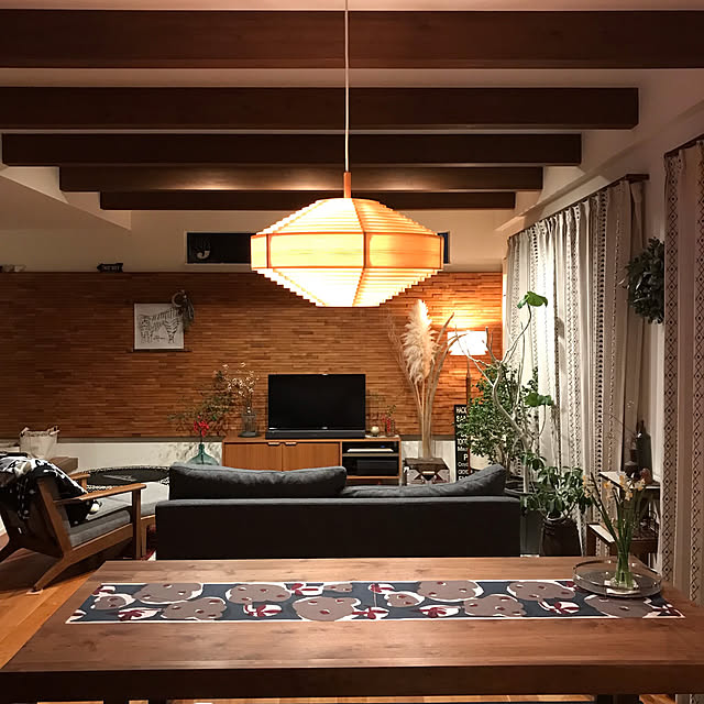 walking123のYAMAGIWA-【即納】JAKOBSSON LAMP（ヤコブソンランプ）ペンダント照明 パインφ600mm （ランプ別売）の家具・インテリア写真