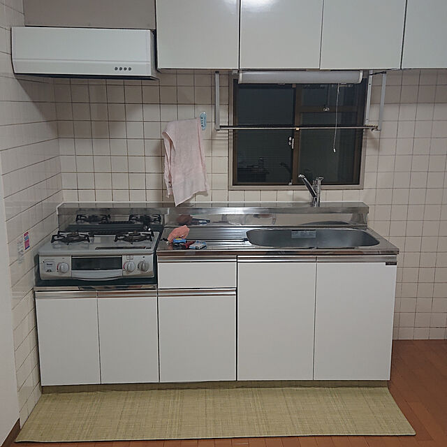 ma-のニトリ-キッチン対応フロアマット(ステッチ GR 45X180) の家具・インテリア写真