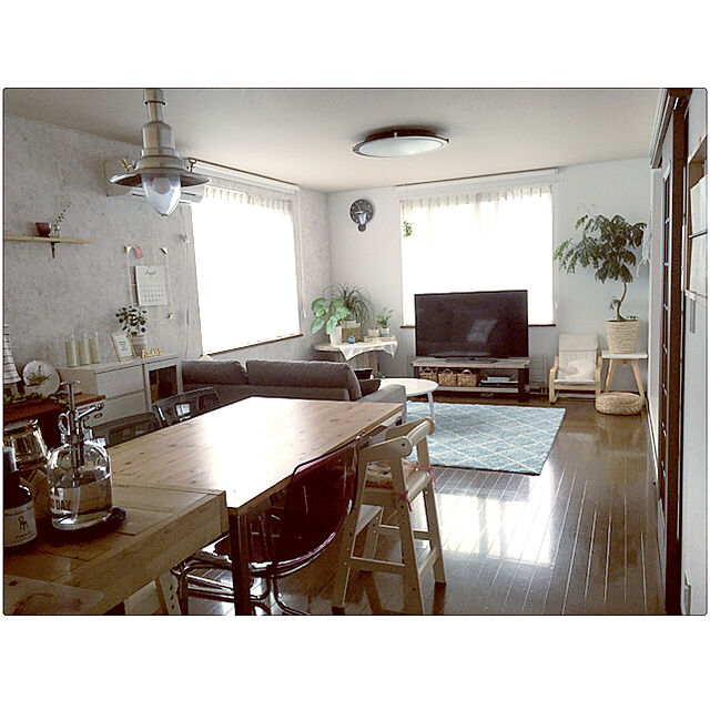 Yayoiのニトリ-やわらかシャギーラグ(TBL ダイヤ200X240) の家具・インテリア写真