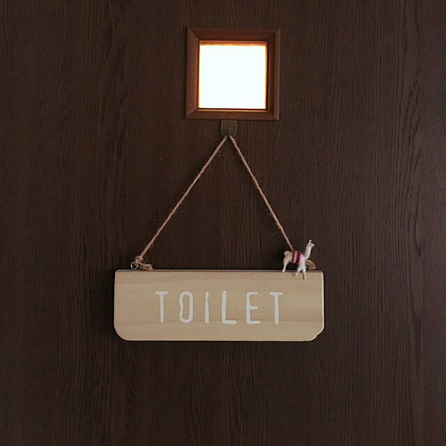 fuの-salut!(サリュ) ウッドサインプレート TOILETの家具・インテリア写真
