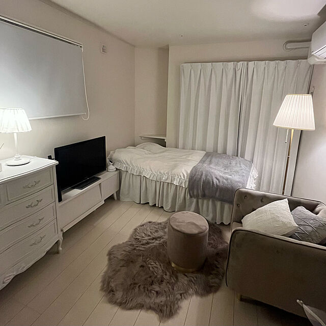 miho_roomのJKプラン-JKプラン テレビ台 ローボード 40インチ 40型 幅105 高さ45 テレビボード フラップ扉 引き出し 収納の家具・インテリア写真