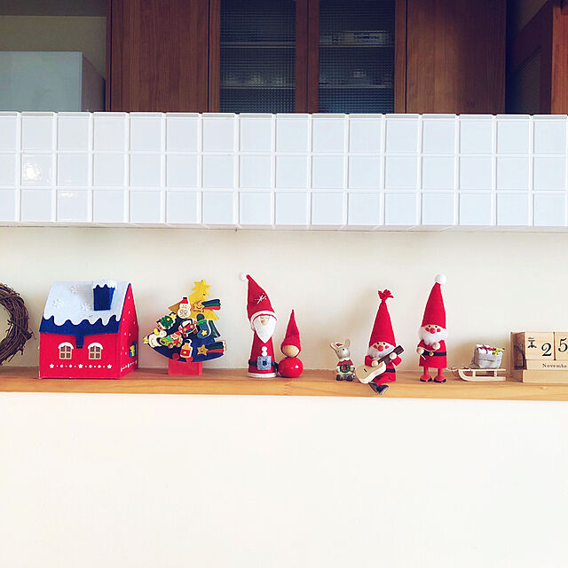 maipoの-【NORDIKA nisse】 そりに乗ったサンタ【ノルディカ ニッセ ハンドメイド サンタクロース クリスマス X'mas 木製人形】の家具・インテリア写真