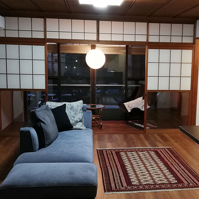 hassakuのYAMAGIWA-YAMAGIWA（ヤマギワ）ペンダント照明 MAYUHANA（マユハナ）二重Φ430mm ホワイトの家具・インテリア写真
