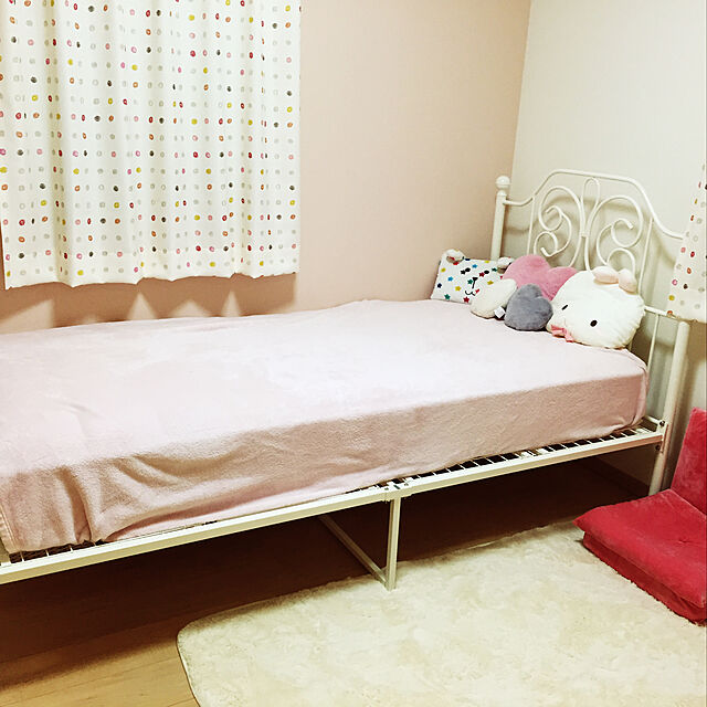 pinguffのニトリ-シングルパイプベッドフレーム(テフ) の家具・インテリア写真