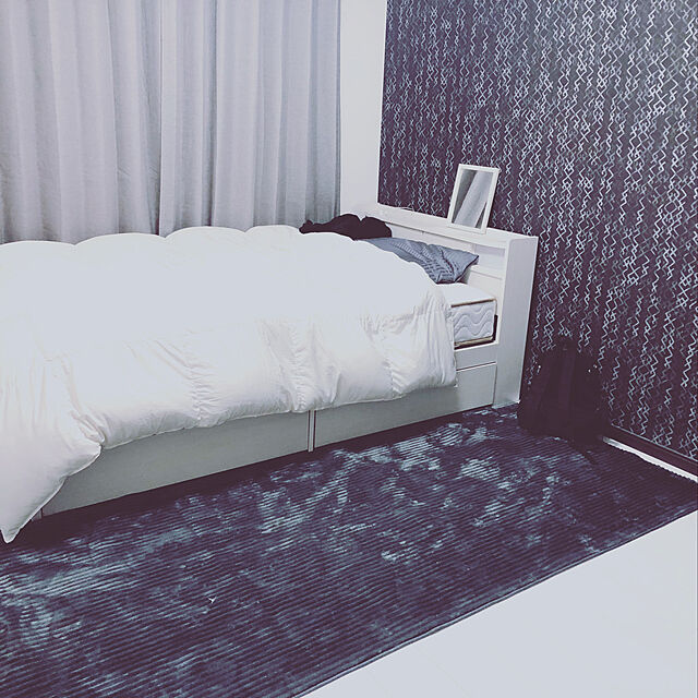 __r6_のニトリ-遮光2級カーテン(レーナ グレー 100X230X2) の家具・インテリア写真