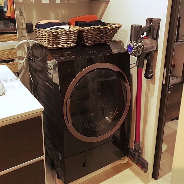 achuの-【標準設置費込み】 東芝　TOSHIBA ［左開き］ ドラム式洗濯乾燥機 （洗濯11.0kg／乾燥7.0kg）　TW-117X5L-T グレインブラウン 【洗濯槽自動お掃除・ヒートポンプ乾燥機能付】の家具・インテリア写真