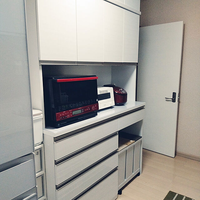 vojsq56030のニトリ-キッチンボード(リガーレ50TH-120KB/H50-60T/H50-60C WH) の家具・インテリア写真