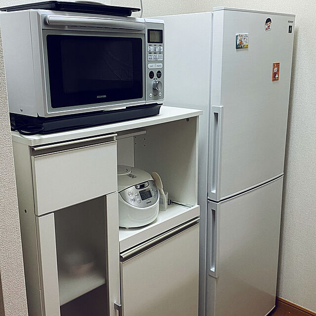 harukaのシャープ-シャープ 冷蔵庫 280L(幅56cm) プラズマクラスター搭載 2ドア メガフリーザー ホワイト SJ-PD28F-Wの家具・インテリア写真
