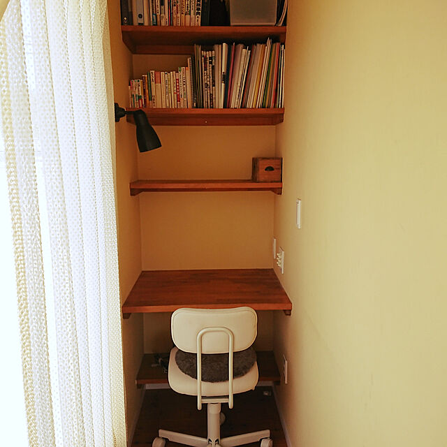 yusumiaの無印良品-ワーキングチェア／グレー（２００９）の家具・インテリア写真