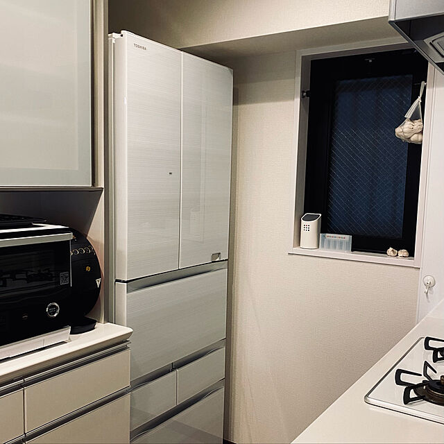 hiromeの-（標準設置料込）GR-S510FZ-UW 東芝 508L 6ドア冷蔵庫（クリアグレインホワイト） TOSHIBA VEGETA FZシリーズ [GRS510FZUW]の家具・インテリア写真