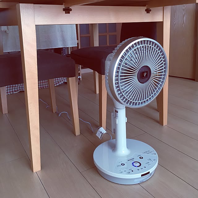 cheshireのシャープ-シャープ プラズマクラスター扇風機 空気浄化・消臭 3Dファン リモコン付き ベージュ PJ-G2DBG-Cの家具・インテリア写真