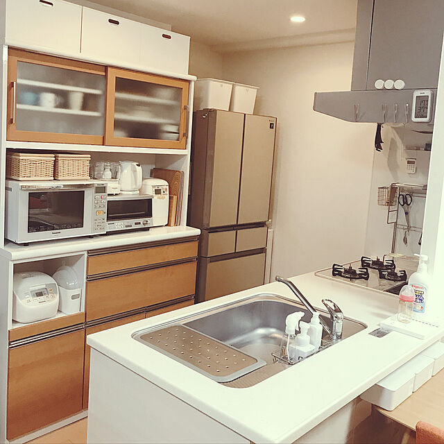mikaの川口工器-川口工器 コンロ サイド ラック (棚2個 フック2個) 日本製 14540の家具・インテリア写真