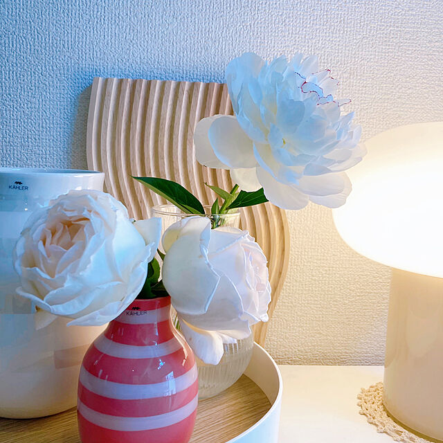 sunabaの-KAHLER ケーラー オマジオ フラワーベース チェリーピンク　北欧雑貨　北欧デザイン　北欧インテリア 花瓶の家具・インテリア写真