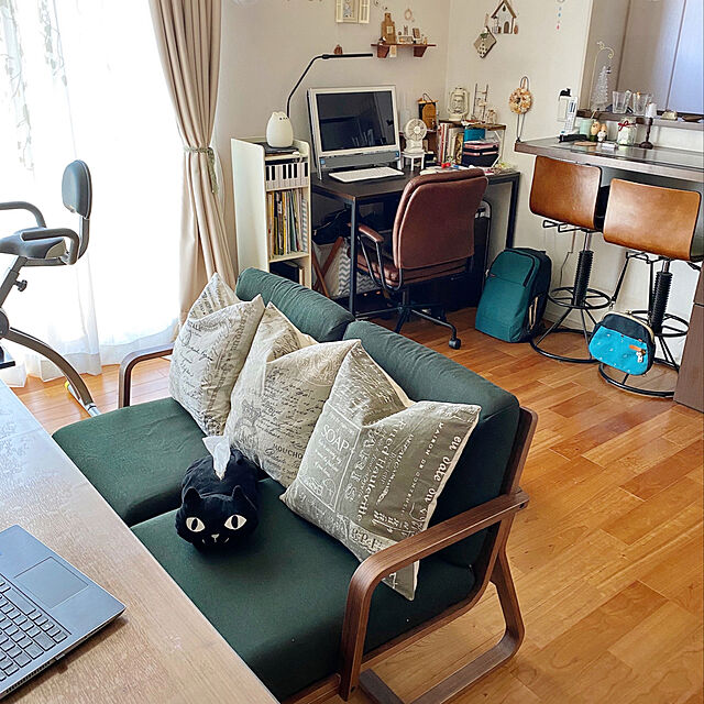 cloversの-ネコマンジュウ　イタズラネコ　ティッシュボックスカバー ブラック　JS-926-97　ねこまんじゅうの家具・インテリア写真