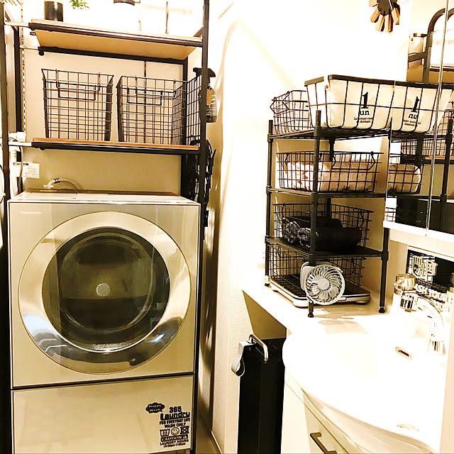 kiyo...hiroのパナソニック-パナソニック ななめドラム洗濯乾燥機 Cuble(キューブル) 10kg 右開き プレミアムステンレス NA-VG2300R-Xの家具・インテリア写真