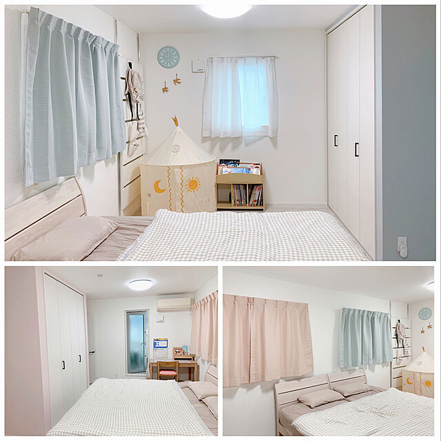 rihiのBRUNO-BRUNO エンボスウォールクロック ライトブルー BCW013-LBLの家具・インテリア写真