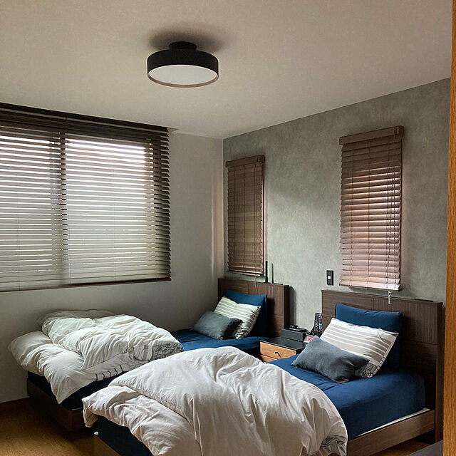 teftef0715のニトリ-枕カバー(パレット3NV) の家具・インテリア写真