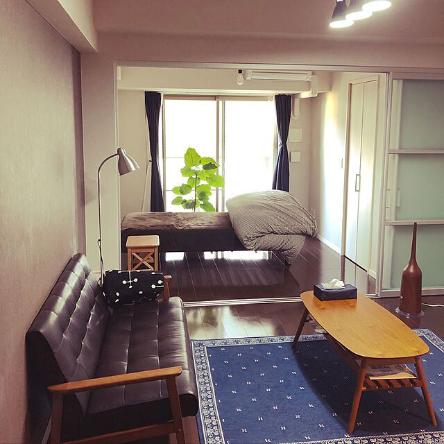 Masaのニトリ-シェニールジャガード織り ラグ(バンダ 130X185) の家具・インテリア写真