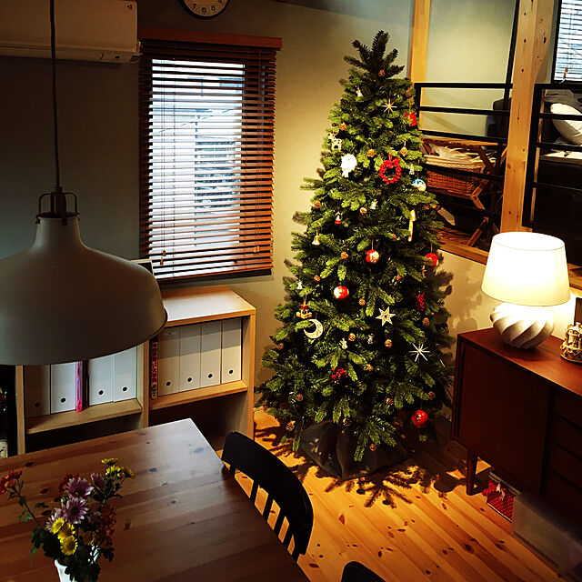 chikakikoのVEGA CORPORATION-LOWYA ロウヤ クリスマスツリー ツリー ヌードツリー 簡単設置 グリーン 210cmの家具・インテリア写真