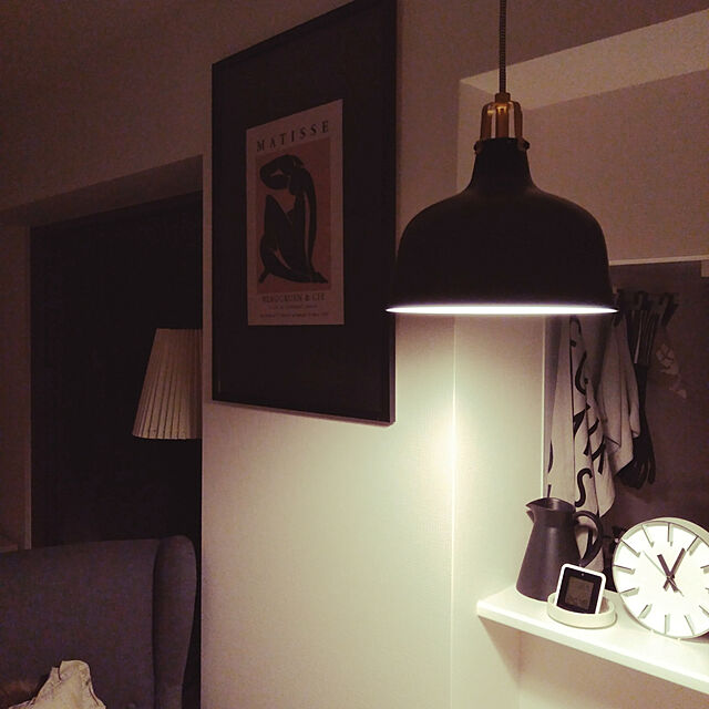 noraのイケア-[IKEA/イケア/通販]RANARP ラーナルプ ペンダントランプ, ブラック[B](a)(00399561)の家具・インテリア写真
