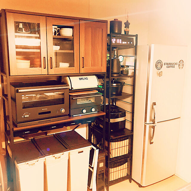 kiyo...hiroのヒロコーポレーション-ヒロ・コーポレーション オーブントースター 2枚 温度調節 スチーム機能 トレー レシピブック付 ホワイト HCST2016-Iの家具・インテリア写真