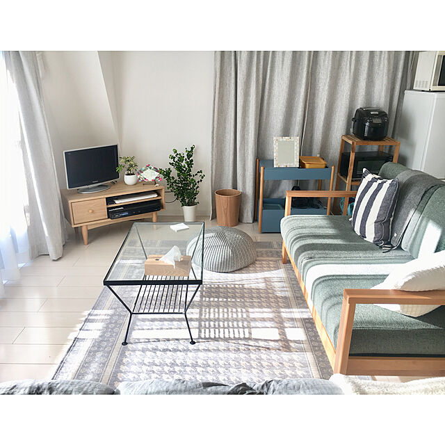 rukaのニトリ-テッシュボックス(ナチュラルウッドNA) の家具・インテリア写真
