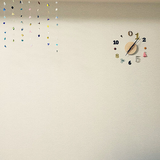 shihoney17の-送料無料 ウォールステッカー時計の時計単品 ムーブメント 針　かけ時計　壁掛時計 掛け時計 時計 無音時計 ナチュラル 自然　木の家具・インテリア写真