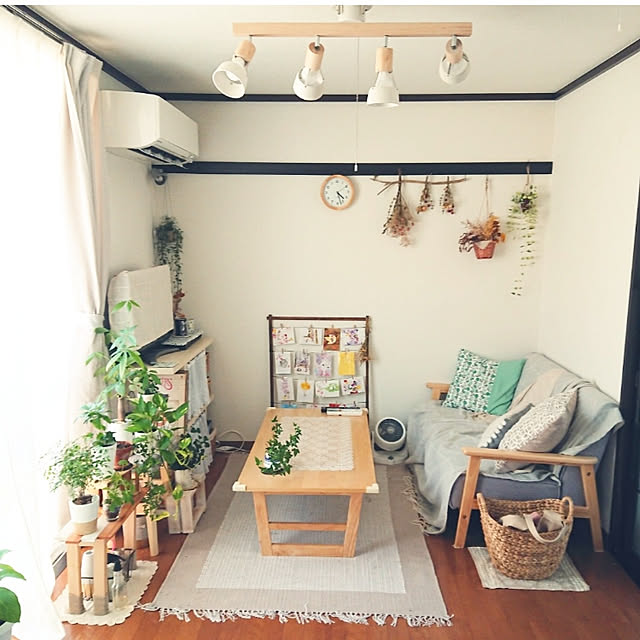 zunnchiのニトリ-クッションカバー(トルテ フラワー) の家具・インテリア写真