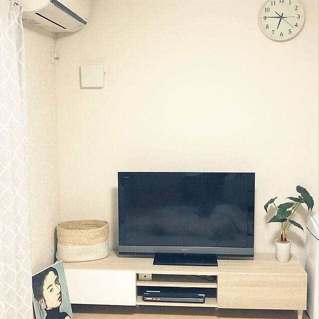 yuyuの佐藤産業-テレビ台 ローボード TV台 テレビボード 白 北欧 収納 ブラウン 木目 幅150cm 幅150 引き出し かわいい シンプル おしゃれ alla/AL35-150Lの家具・インテリア写真