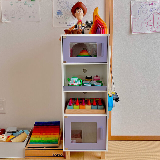 mariのグリムス(Grimm's)-グリムス GRIMM'S 玩具 おもちゃ 知育玩具 積み木 インテリア 見立て遊び パステル モザイクキューブ SH43111の家具・インテリア写真