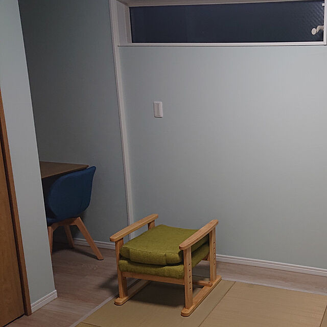 NAOKIの不二貿易-アイリスプラザ 椅子 座椅子 リクライニング ハイバック グリーン 幅約54×奥行約54~72×高さ約71~90cm YC-602HHの家具・インテリア写真