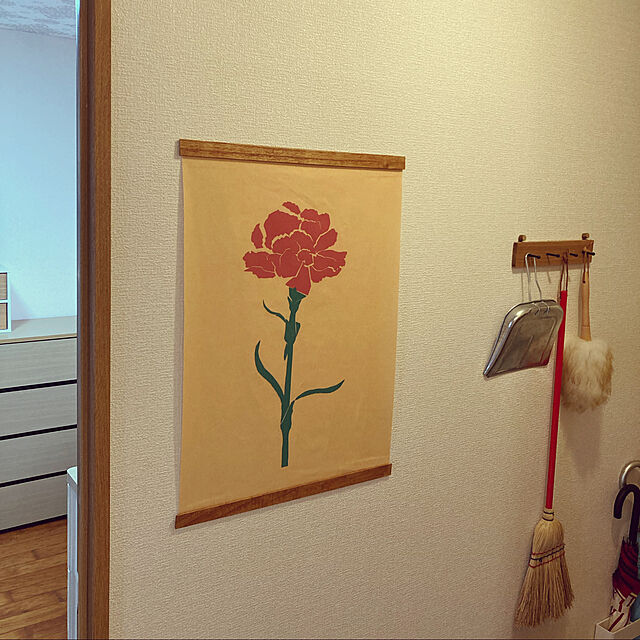 kurokoのnunocoto fabric-ファブリックポスター：Carnation（須貝美和）の家具・インテリア写真