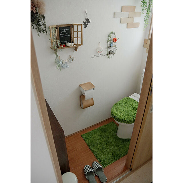 Shooowkoのニトリ-スリッパ(チェック GR フリーサイズ) の家具・インテリア写真