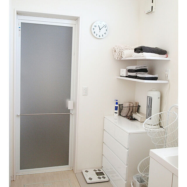 yunohaのニトリ-抗菌防臭加工 フェイスタオル(デイバリューLGY 35x80) の家具・インテリア写真