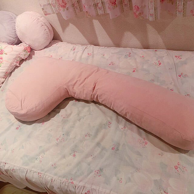 Megumiのニトリ-頭も支える抱き枕用カバー(RO) の家具・インテリア写真