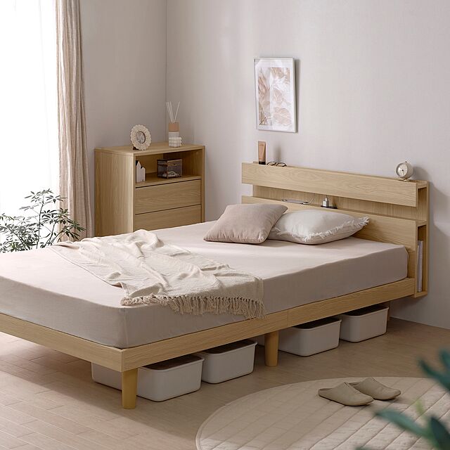 Simple-Styleのアイリスオーヤマ-すのこベッド SNBS-SDの家具・インテリア写真