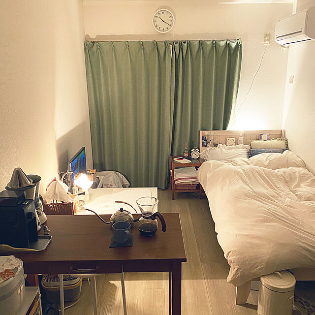 Otomiのニトリ-シングルベッドフレーム(スピース2 WW YL2) の家具・インテリア写真